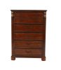 Dark Cherry 1pc Chest Of Drawers Storage Bedroom Furniture Traditional Style Chest