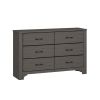 Wallace & Bay Junipe Brown 6-Drawer Dresser