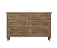 Wallace & Bay Ludin Taupe 6-Drawer Dresser