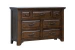 Wallace & Bay Verna Brown 7-Drawer Dresser