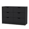 Black 4-Drawer Dresser
