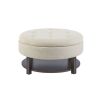 Miller Round Storage Ottoman