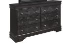 SHAKER CROCODILE METALLIC GREY DRESSER
