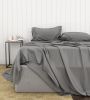 Bamboo Cotton Sheets Soft and Smooth with Viscose from Bamboo Grey Queen