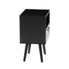 Single draw nightstand - Black