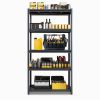 72" H Adjustable Garage Shelves, 5-Tier Heavy Duty Shelving Unit