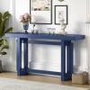 Contemporary Console Table with Wood Top, Extra Long Entryway Table for Entryway, Hallway, Living Room, Foyer, Corridor
