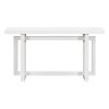 Contemporary Console Table with Wood Top, Extra Long Entryway Table for Entryway, Hallway, Living Room, Foyer, Corridor