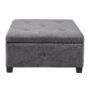 Soft Close Storage Ottoman