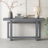 Contemporary Console Table with Wood Top, Extra Long Entryway Table for Entryway, Hallway, Living Room, Foyer, Corridor