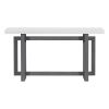 Contemporary Console Table with Wood Top, Extra Long Entryway Table for Entryway, Hallway, Living Room, Foyer, Corridor